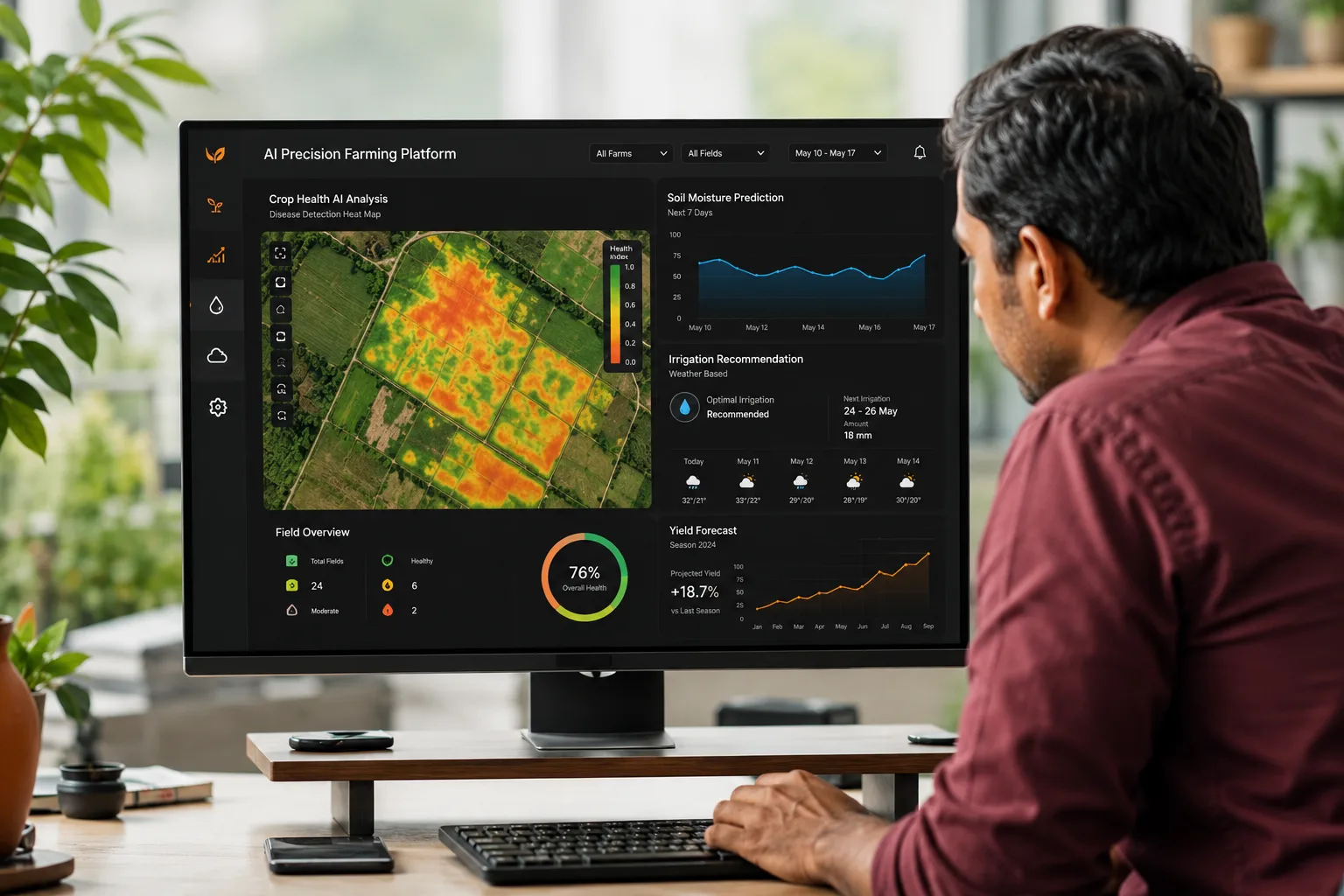 AI agriculture app development